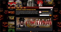 Desktop Screenshot of newhavenhauntedhouses.com